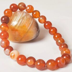 2 Agate Beaded Bracelet NWT